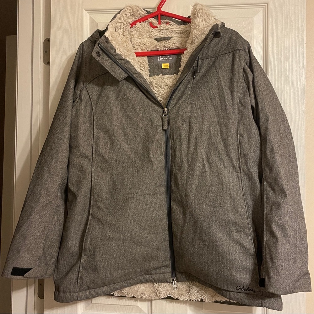 Cabelas fur lined winter coat